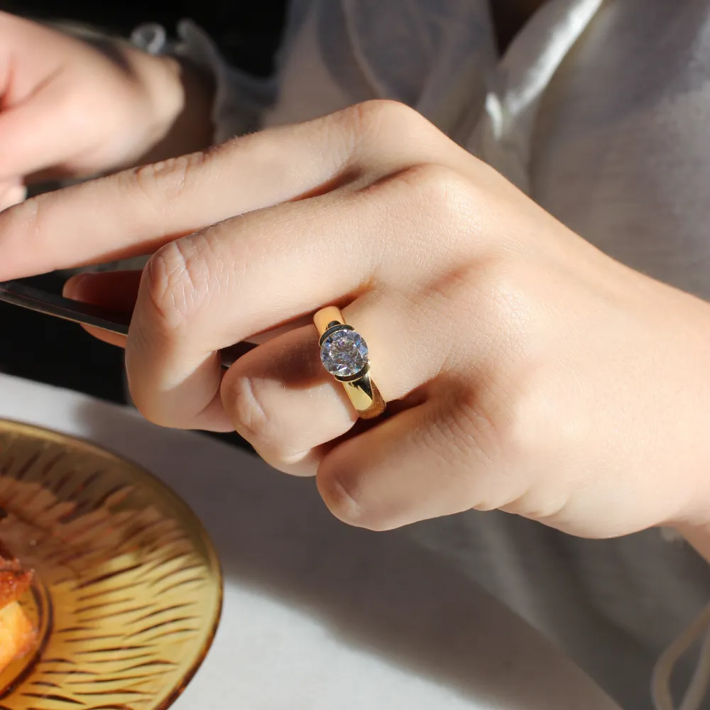 Budding Solitaire Ring sold by Tru Diamonds product image thumbnail 2