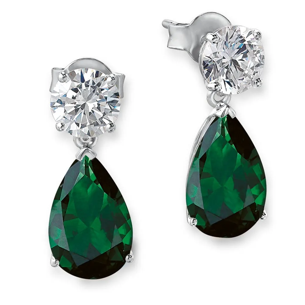 Tru Emerald Chéri Amour Earrings sold by Tru Diamonds product image thumbnail 2