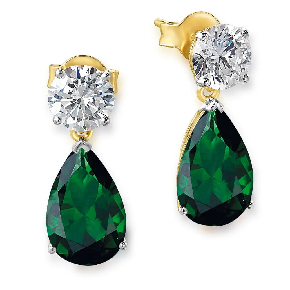 Tru Emerald Chéri Amour Earrings sold by Tru Diamonds