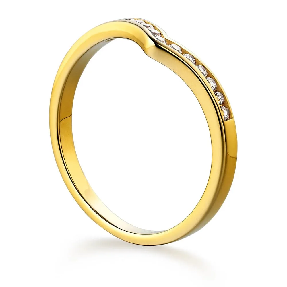 Channel Wishbone Band sold by Tru Diamonds product image thumbnail 2