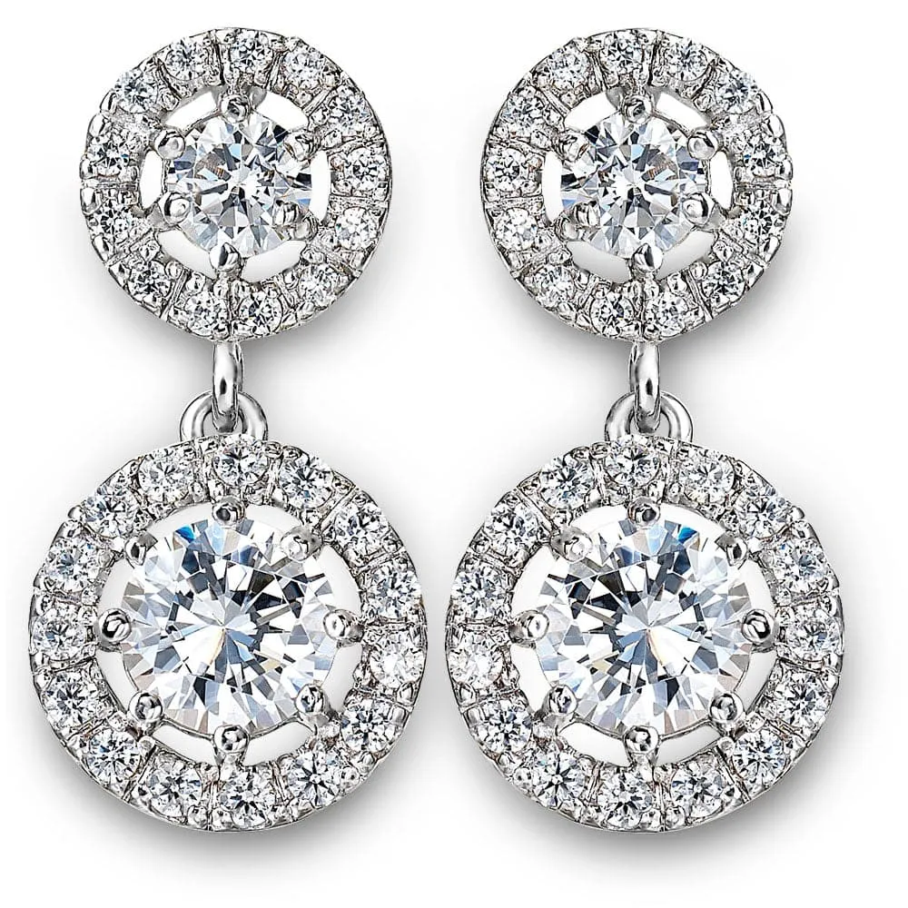 Grand Cocktail Drop Earrings sold by Tru Diamonds product image thumbnail 2