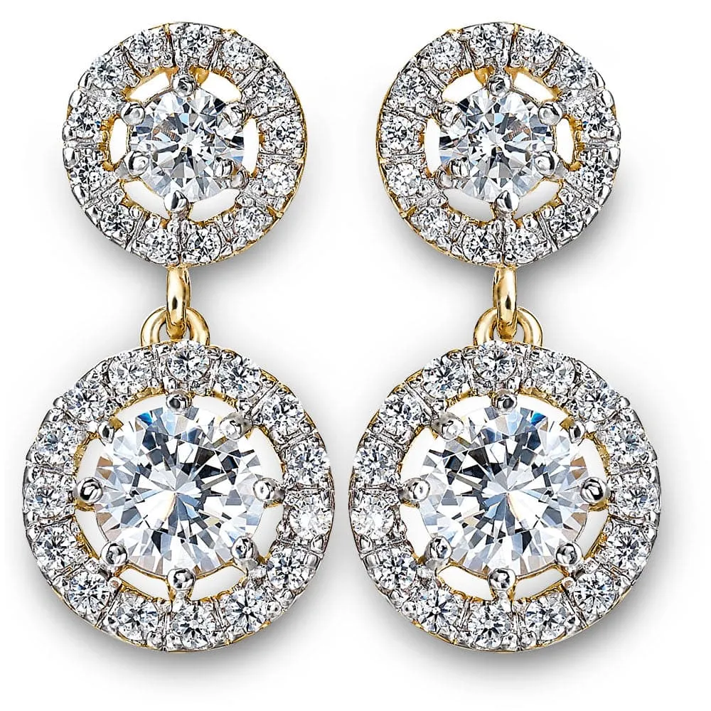 Grand Cocktail Drop Earrings sold by Tru Diamonds