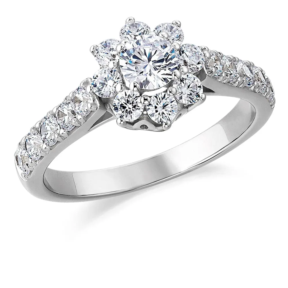 Tulip Cluster Ring sold by Tru Diamonds product image thumbnail 4