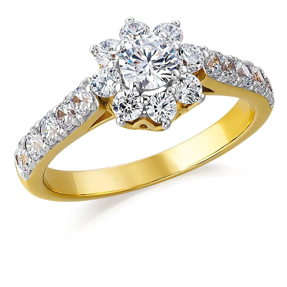 Tulip Cluster Ring sold by Tru Diamonds