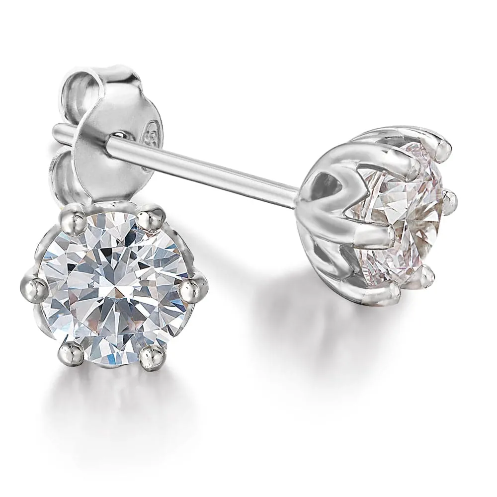 0.50 Carat Tulip Stud Earrings sold by Tru Diamonds product image thumbnail 2