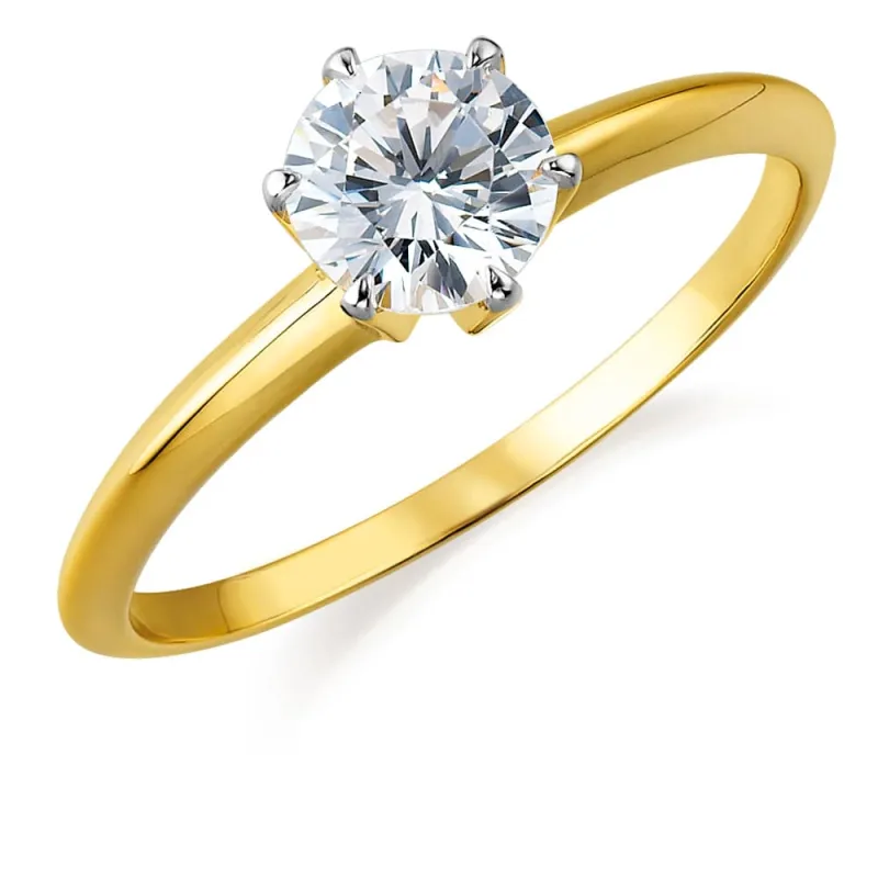 1 Carat Tiffany Style Solitaire Ring sold by Tru Diamonds