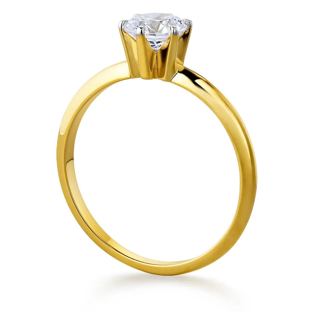 1 Carat Tiffany Style Solitaire Ring sold by Tru Diamonds product image thumbnail 3