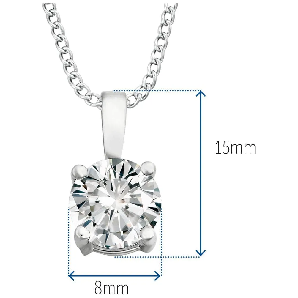 3 Carat Solitaire Pendant sold by Tru Diamonds product image thumbnail 4
