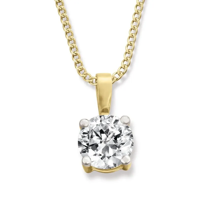 3 Carat Solitaire Pendant sold by Tru Diamonds