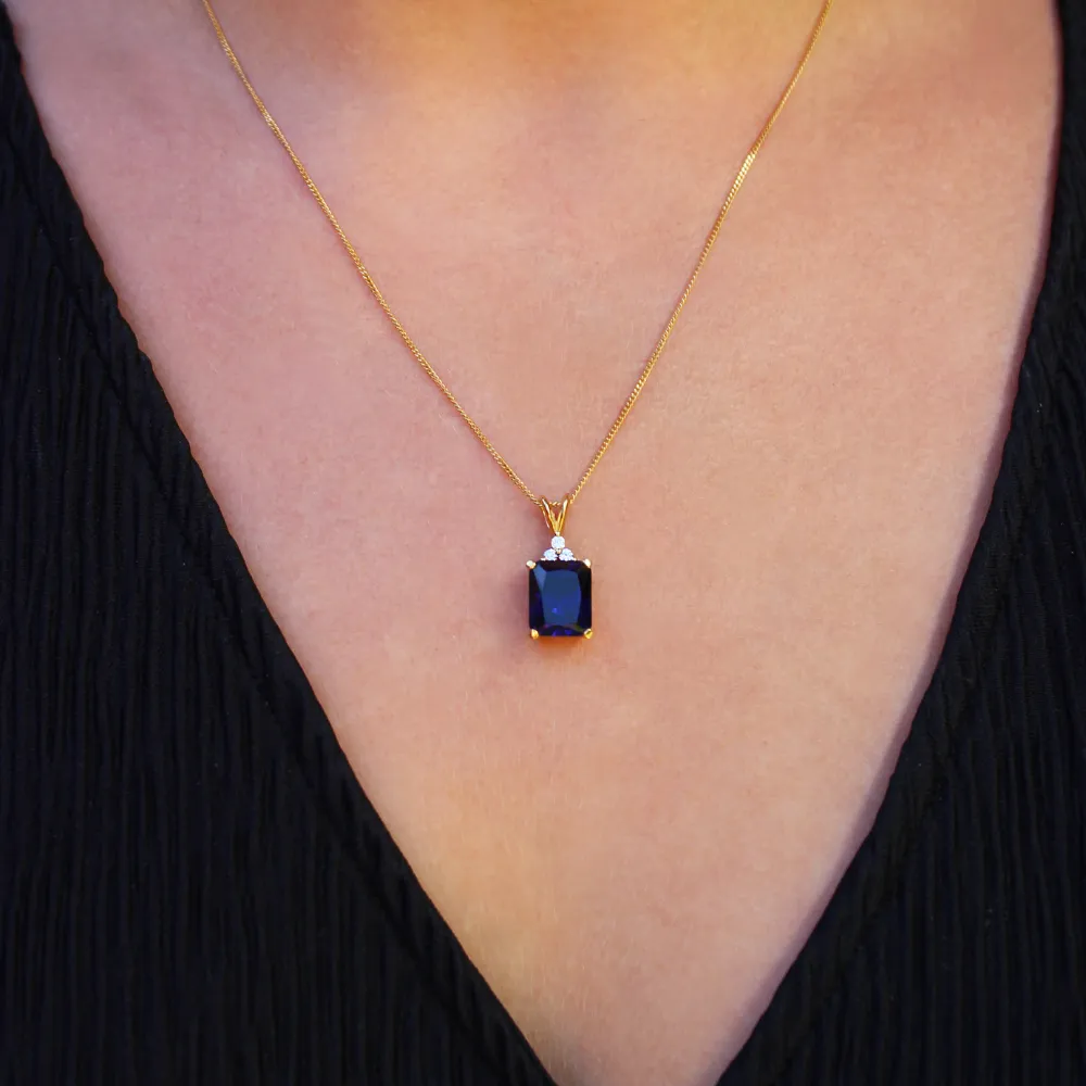 Sapphire Inspiration Pendant sold by Tru Diamonds product image thumbnail 4