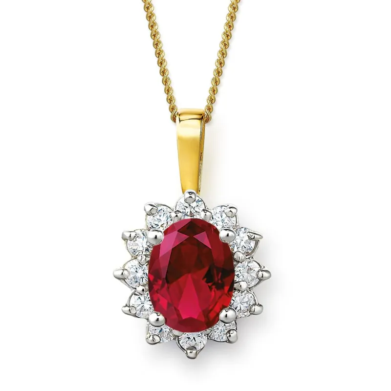 Royal Tru Ruby Pendant sold by Tru Diamonds