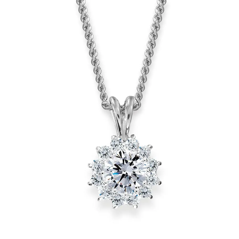 Dainty Flower Pendant sold by Tru Diamonds product image thumbnail 2