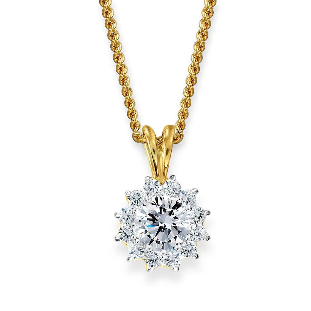 Dainty Flower Pendant sold by Tru Diamonds