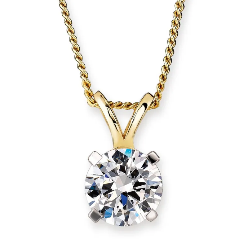 2.75 Carat Posh Solitaire Pendant sold by Tru Diamonds