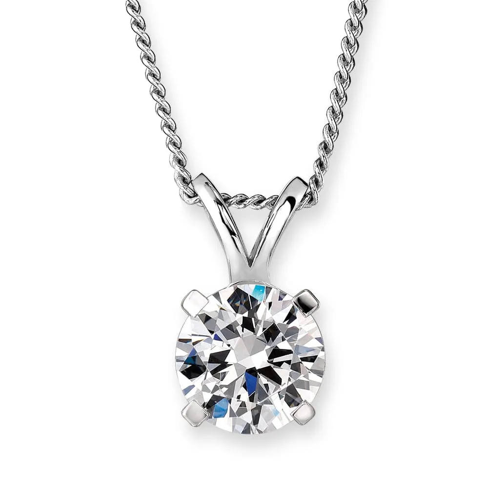 2.75 Carat Posh Solitaire Pendant sold by Tru Diamonds product image thumbnail 2