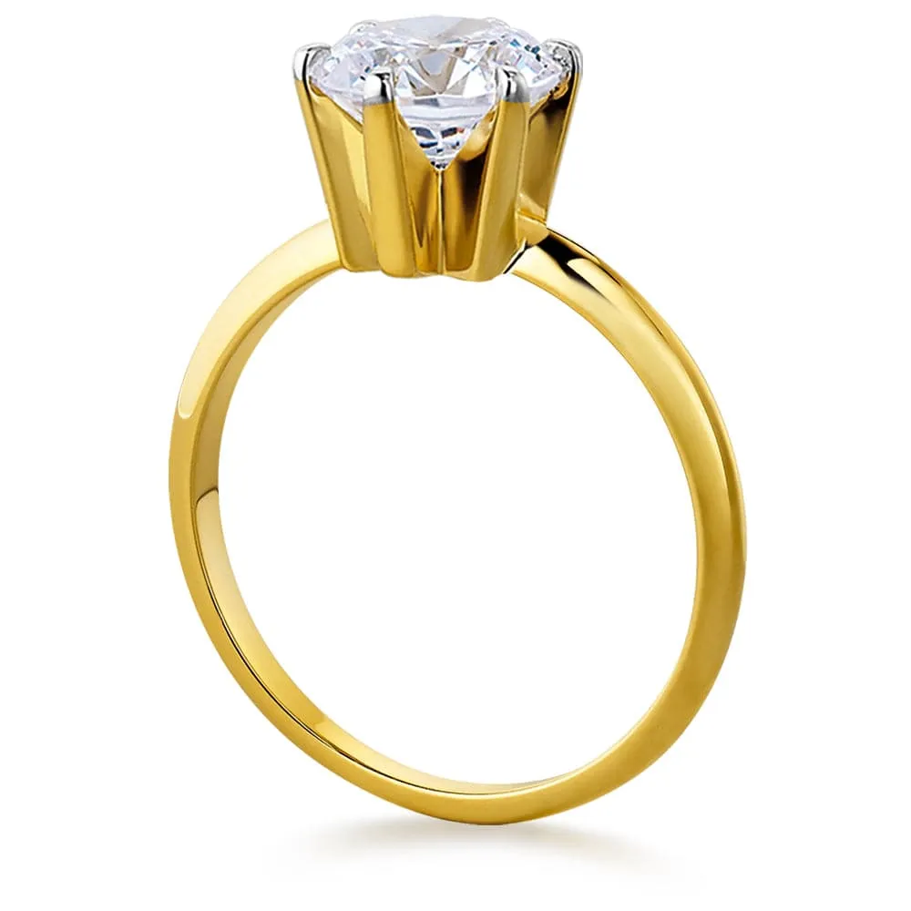 3 Carat Tiffany Style Solitaire Ring sold by Tru Diamonds product image thumbnail 2