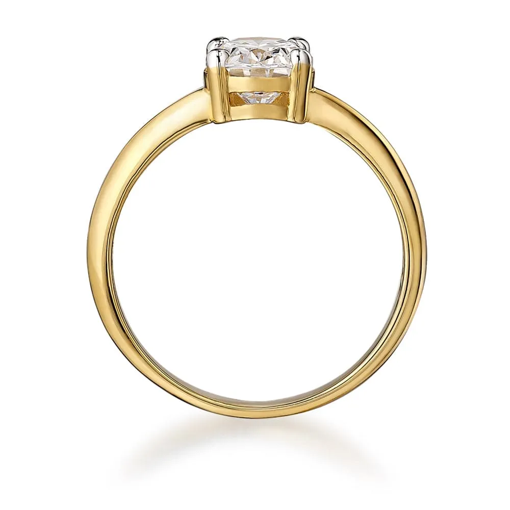 Oval Cut Solitaire Ring sold by Tru Diamonds product image thumbnail 3