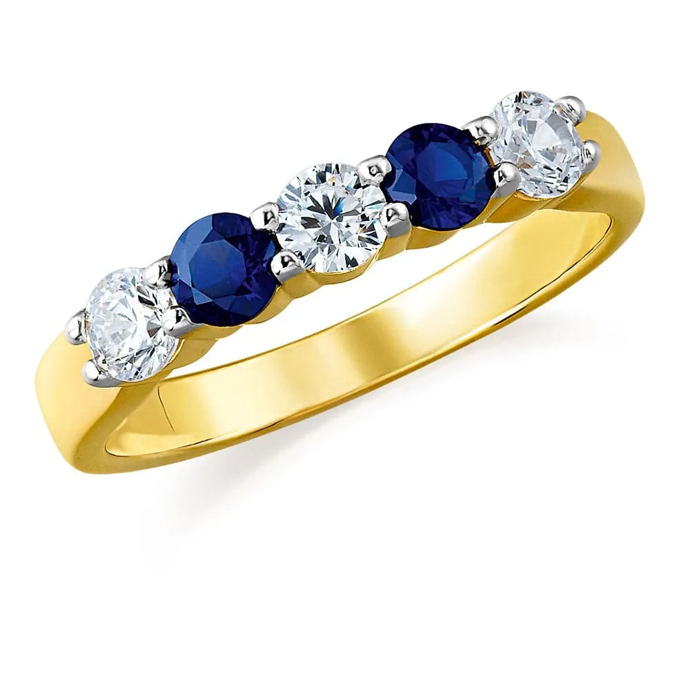Tru Sapphire Quintet Ring sold by Tru Diamonds