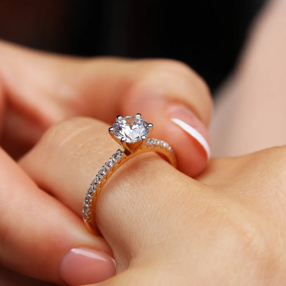 Millennium Solitaire Ring sold by Tru Diamonds product image thumbnail 2