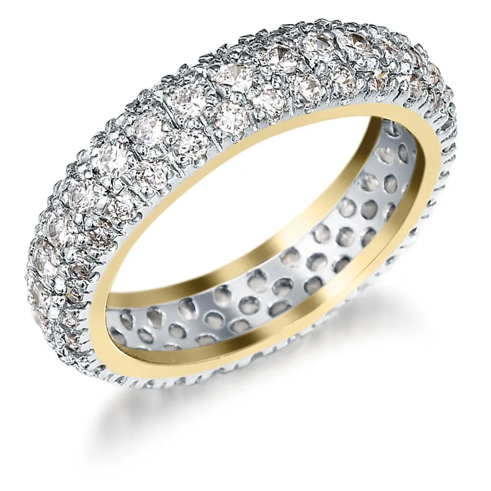 Crystal Ice Eternity Ring sold by Tru Diamonds