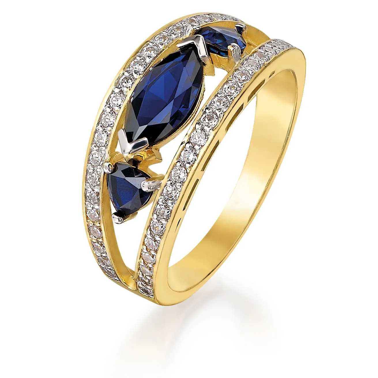 Tru Sapphire Marquise Ring sold by Tru Diamonds product image thumbnail 3