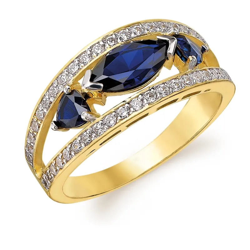 Tru Sapphire Marquise Ring sold by Tru Diamonds
