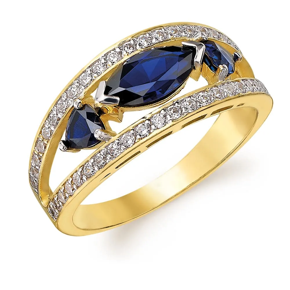 Tru Sapphire Marquise Ring sold by Tru Diamonds