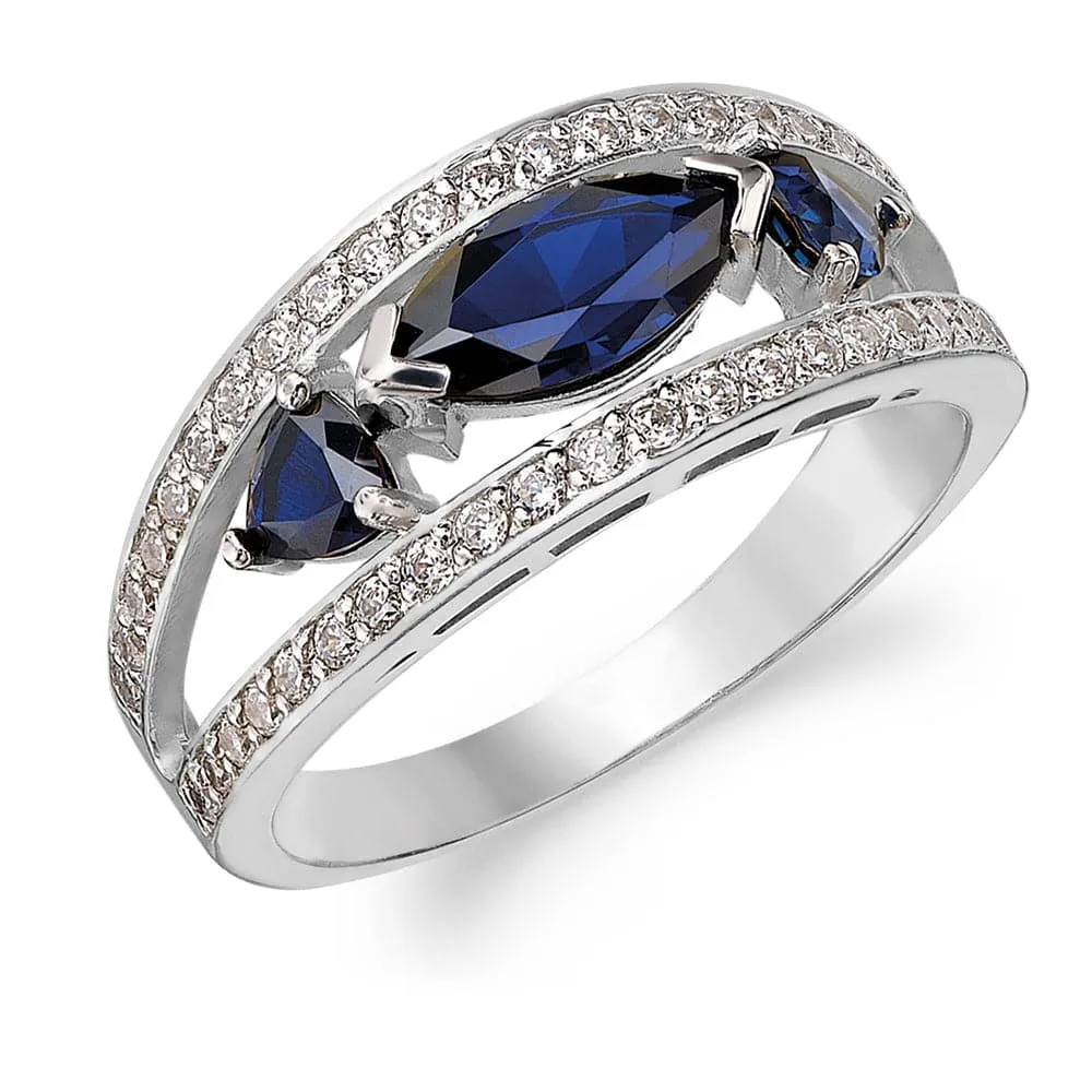 Tru Sapphire Marquise Ring sold by Tru Diamonds product image thumbnail 4