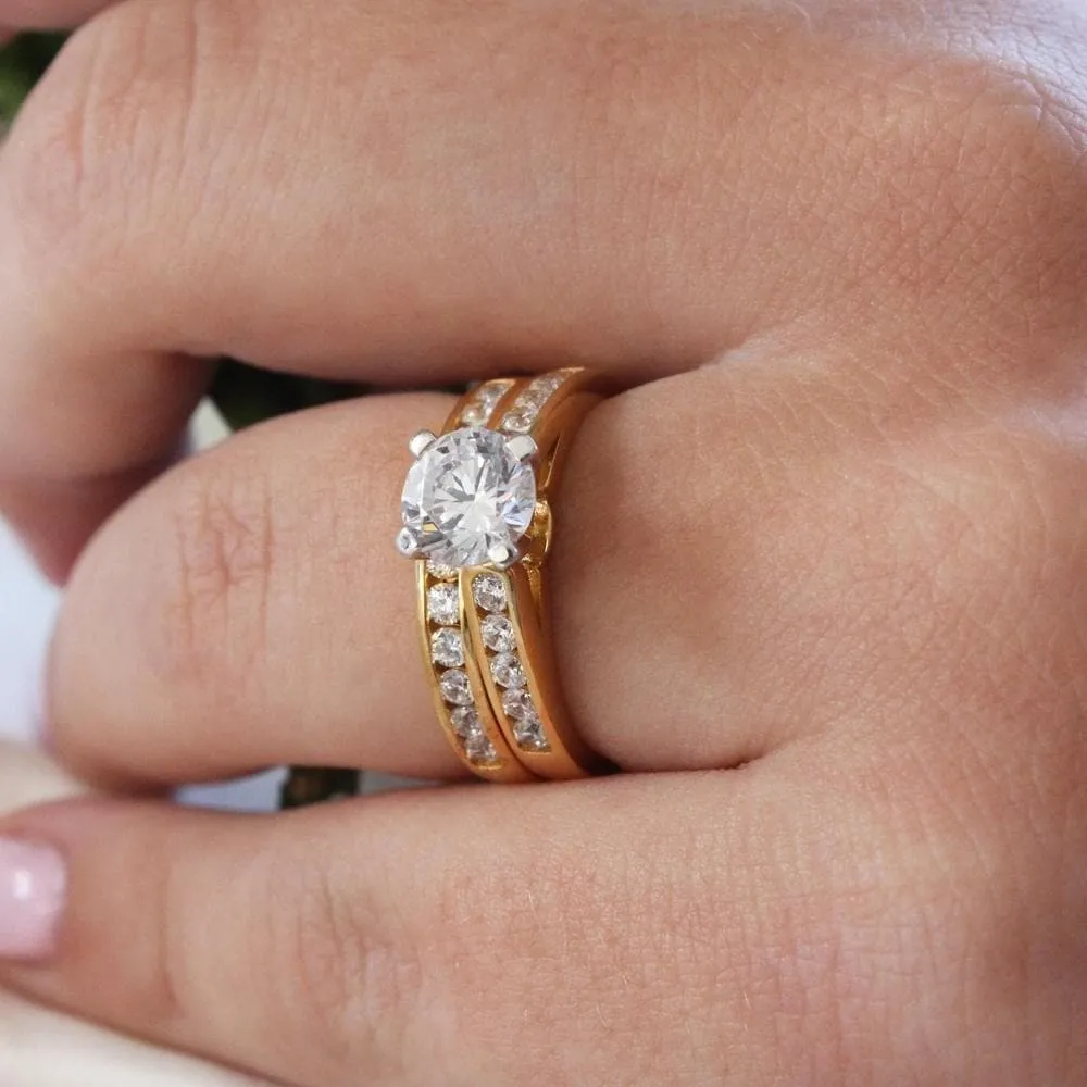 Enchanting Duo Ring Set sold by Tru Diamonds product image thumbnail 2