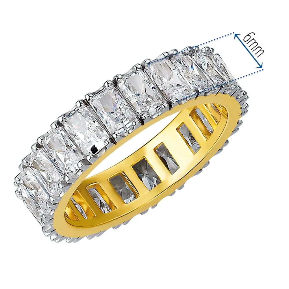 Radiant Cut Eternity Ring sold by Tru Diamonds product image thumbnail 5