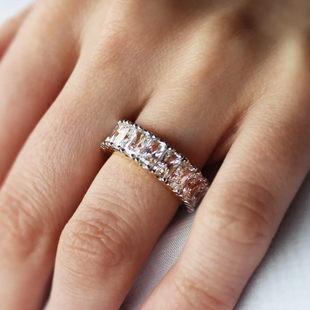 Radiant Cut Eternity Ring sold by Tru Diamonds product image thumbnail 2