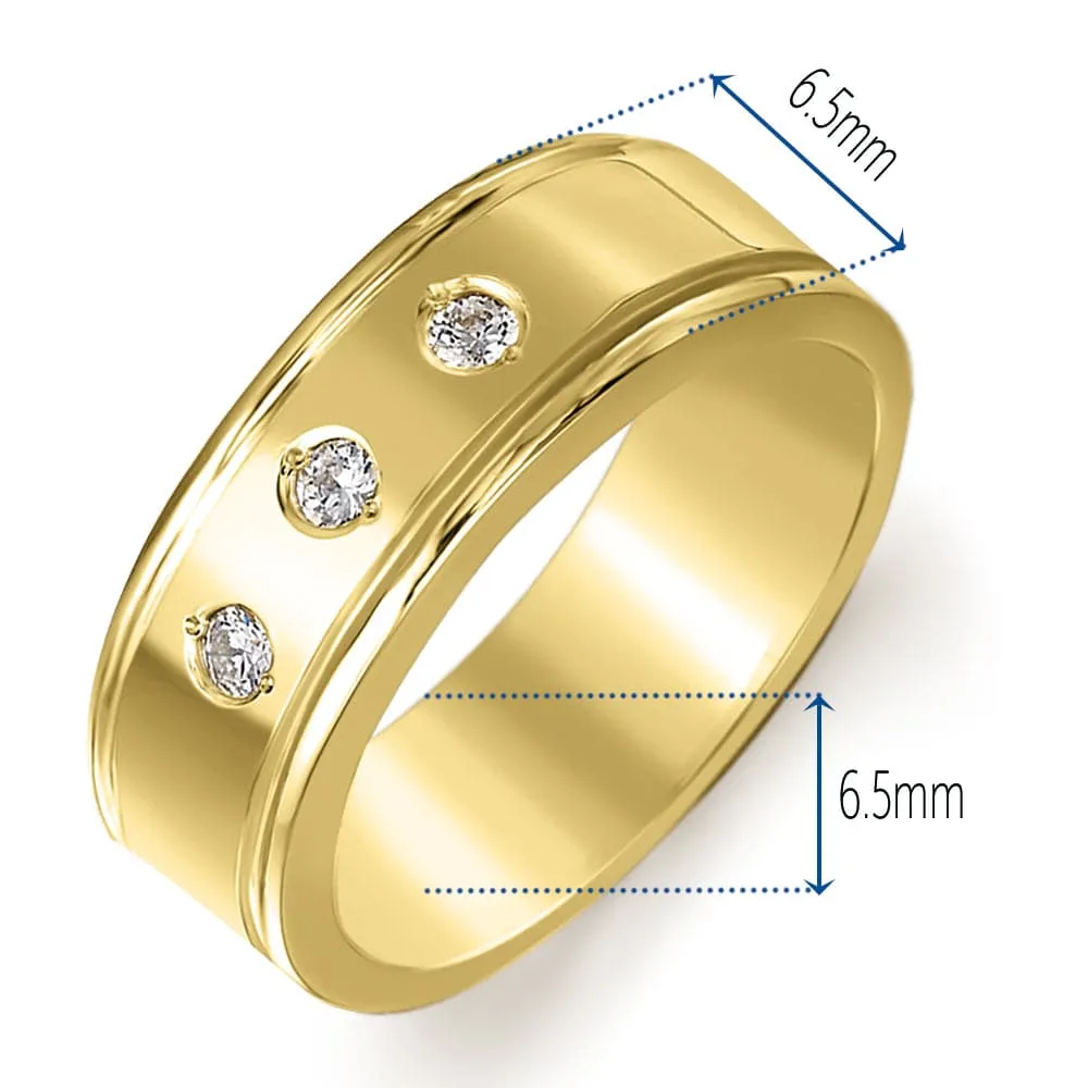 Band of Three Ring sold by Tru Diamonds product image thumbnail 2