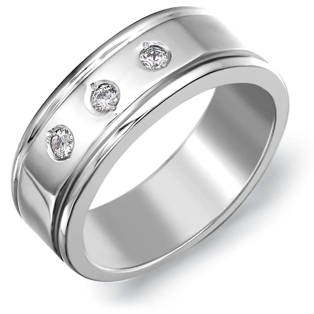 Band of Three Ring sold by Tru Diamonds product image thumbnail 3