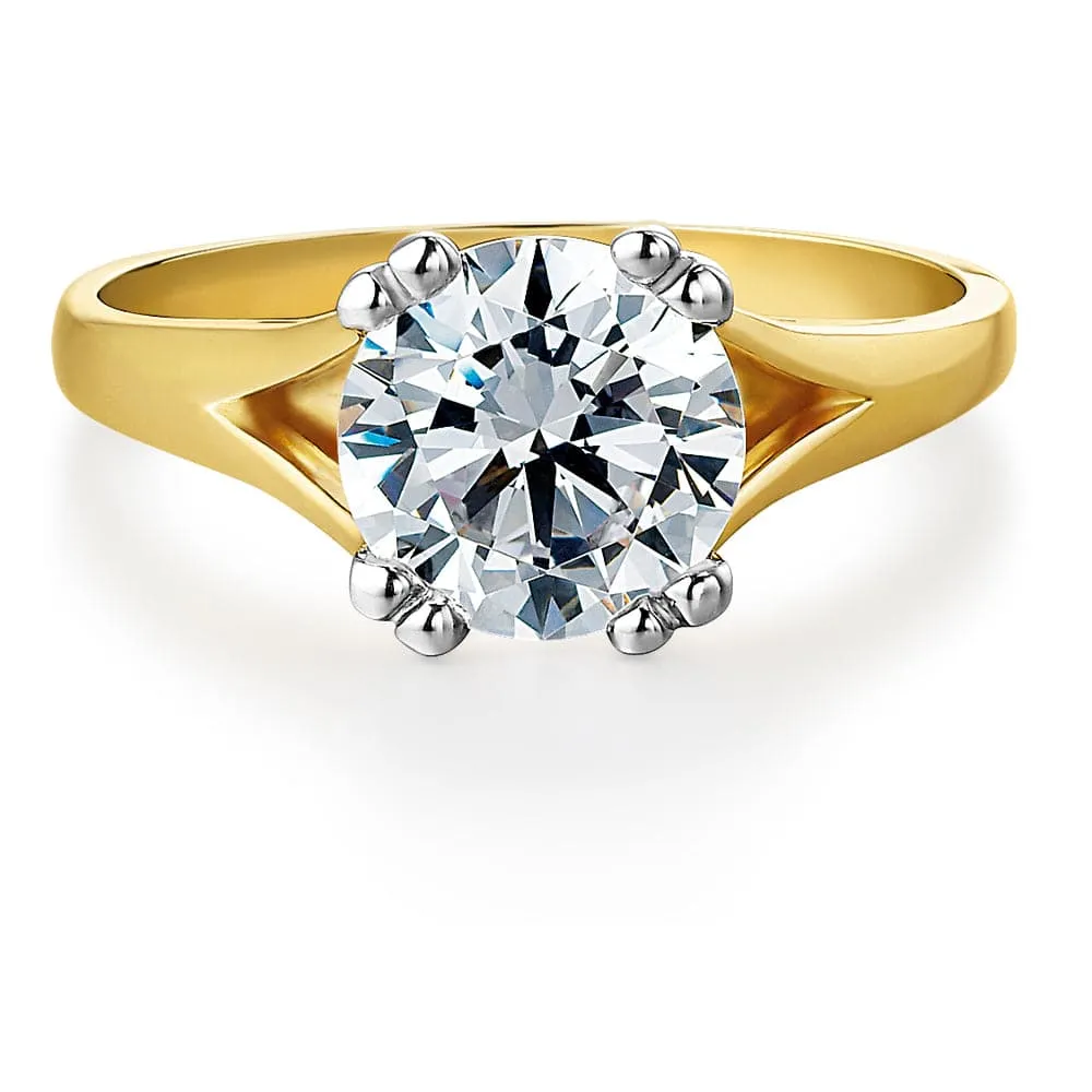 Pristine Solitaire Ring sold by Tru Diamonds product image thumbnail 4
