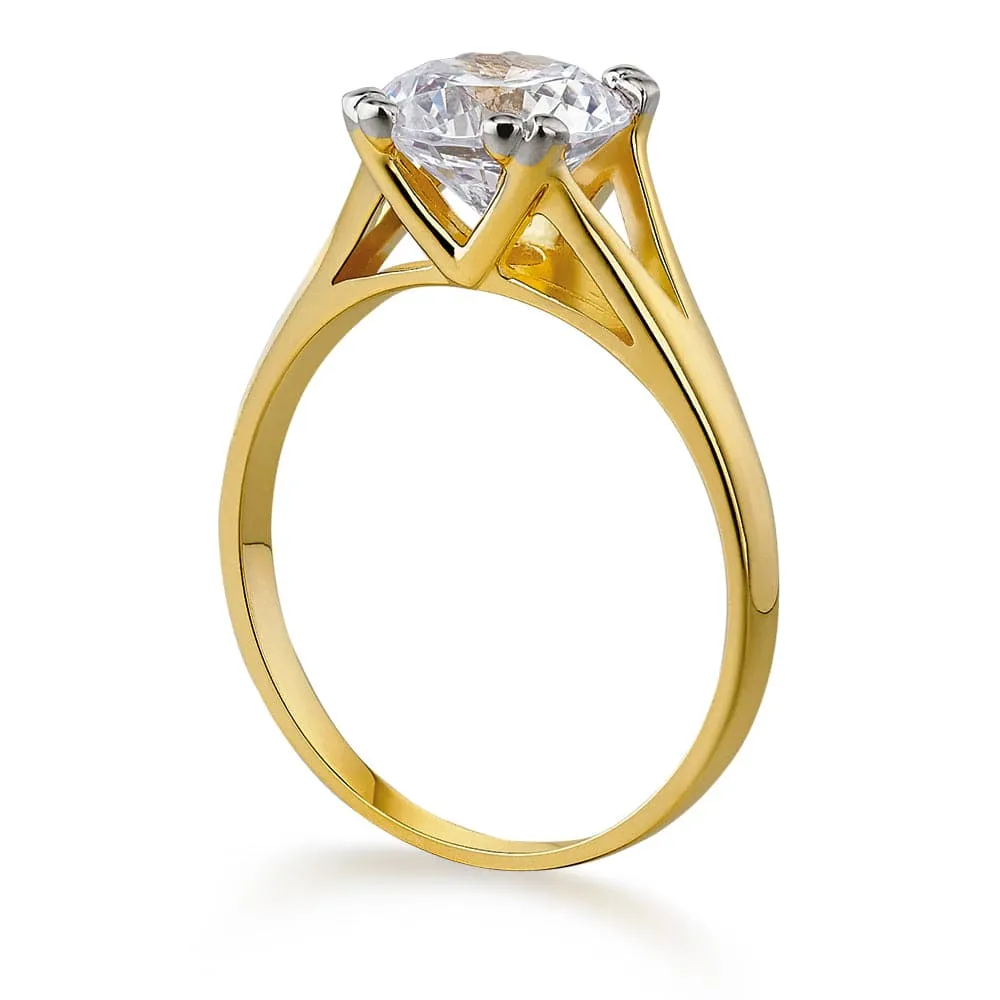Pristine Solitaire Ring sold by Tru Diamonds product image thumbnail 3
