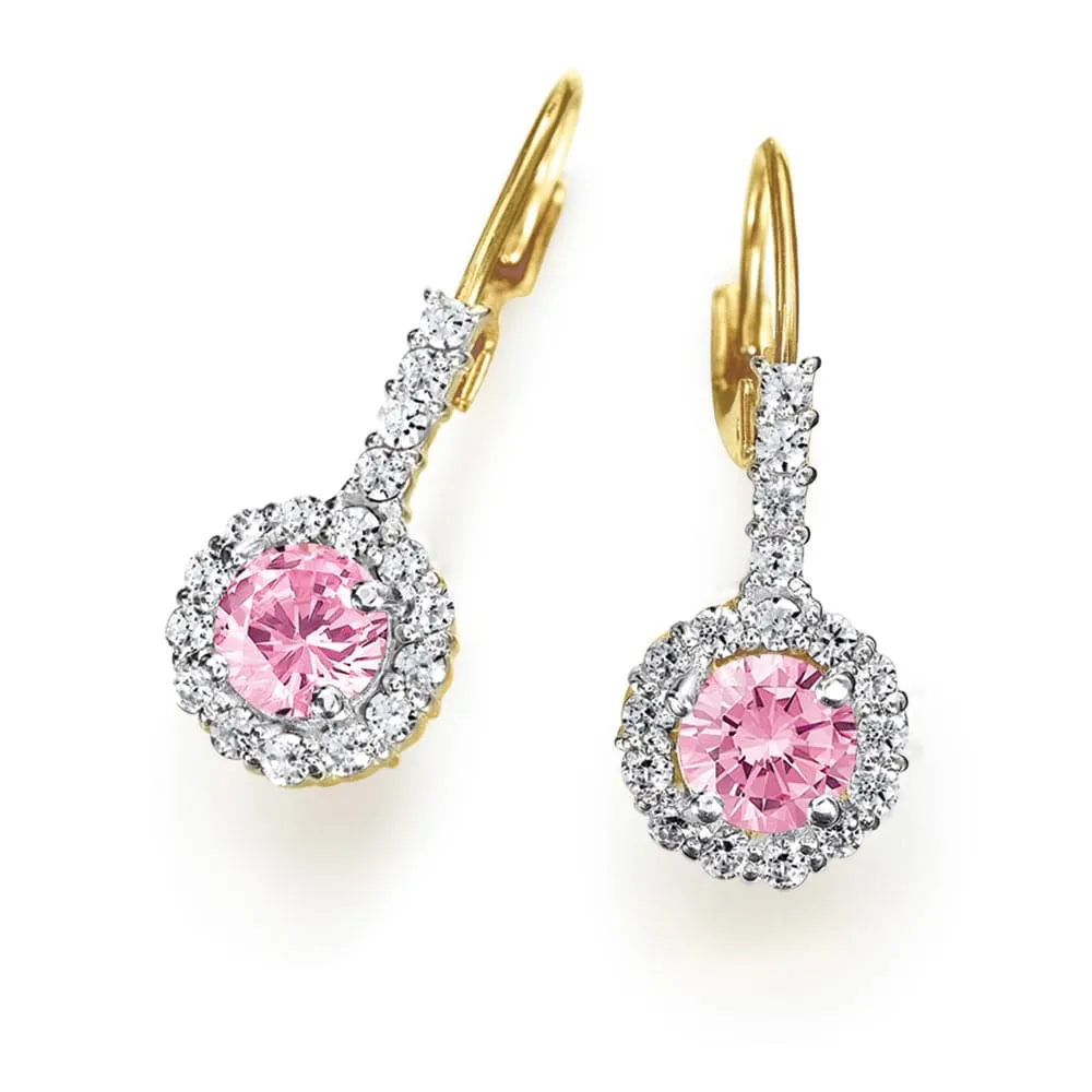 Pink Bel-Aire Earrings sold by Tru Diamonds