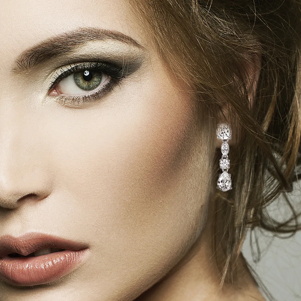 Reflections Drop Earrings sold by Tru Diamonds product image thumbnail 2