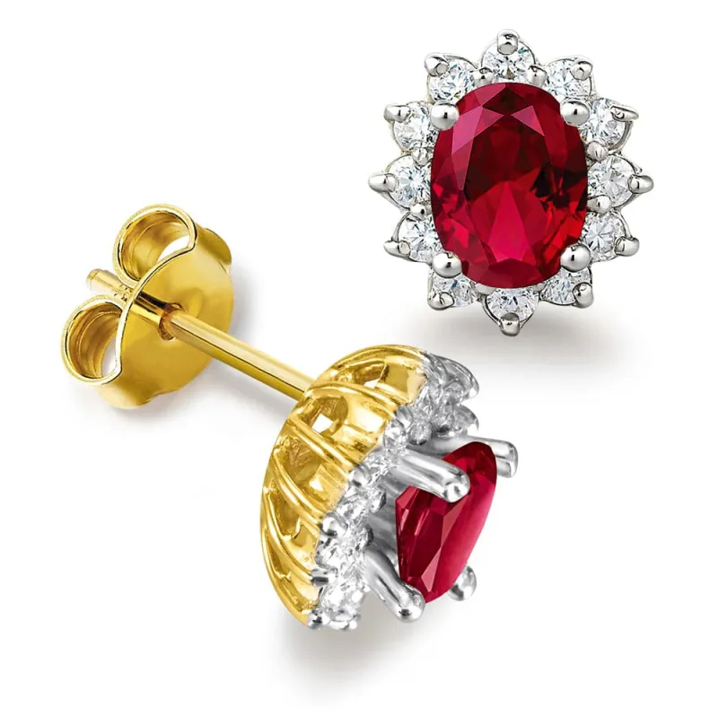 Royal Tru Ruby Earrings sold by Tru Diamonds