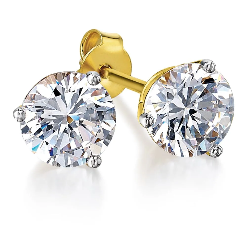 2 Carat Posh Martini Stud Earrings sold by Tru Diamonds product image thumbnail 3