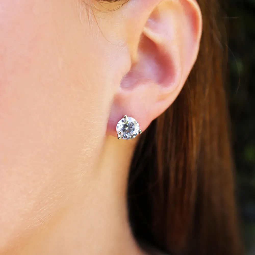 0.75 Carat Posh Martini Stud Earrings sold by Tru Diamonds product image thumbnail 5