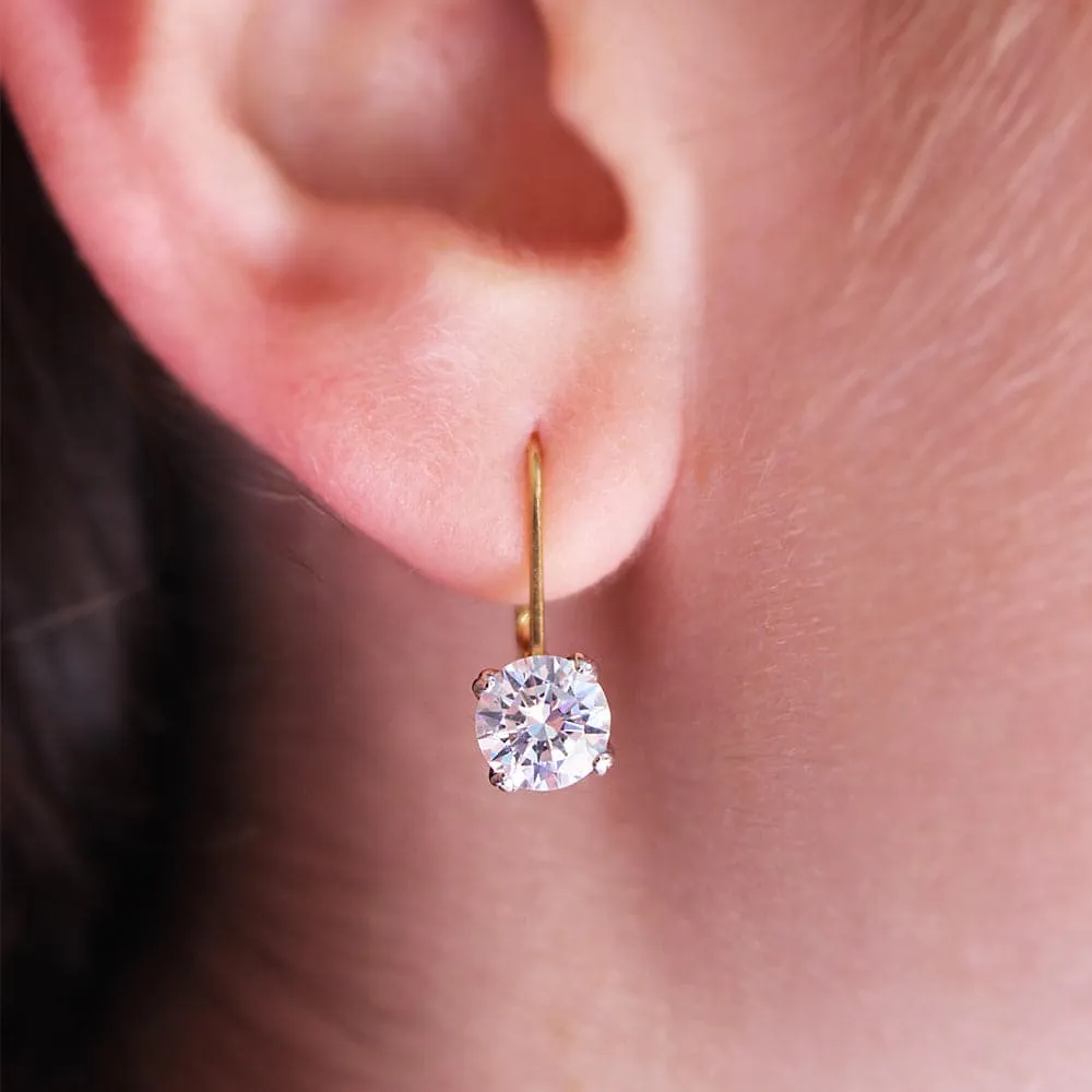 1 Carat Drop of Elegance Earrings sold by Tru Diamonds product image thumbnail 2