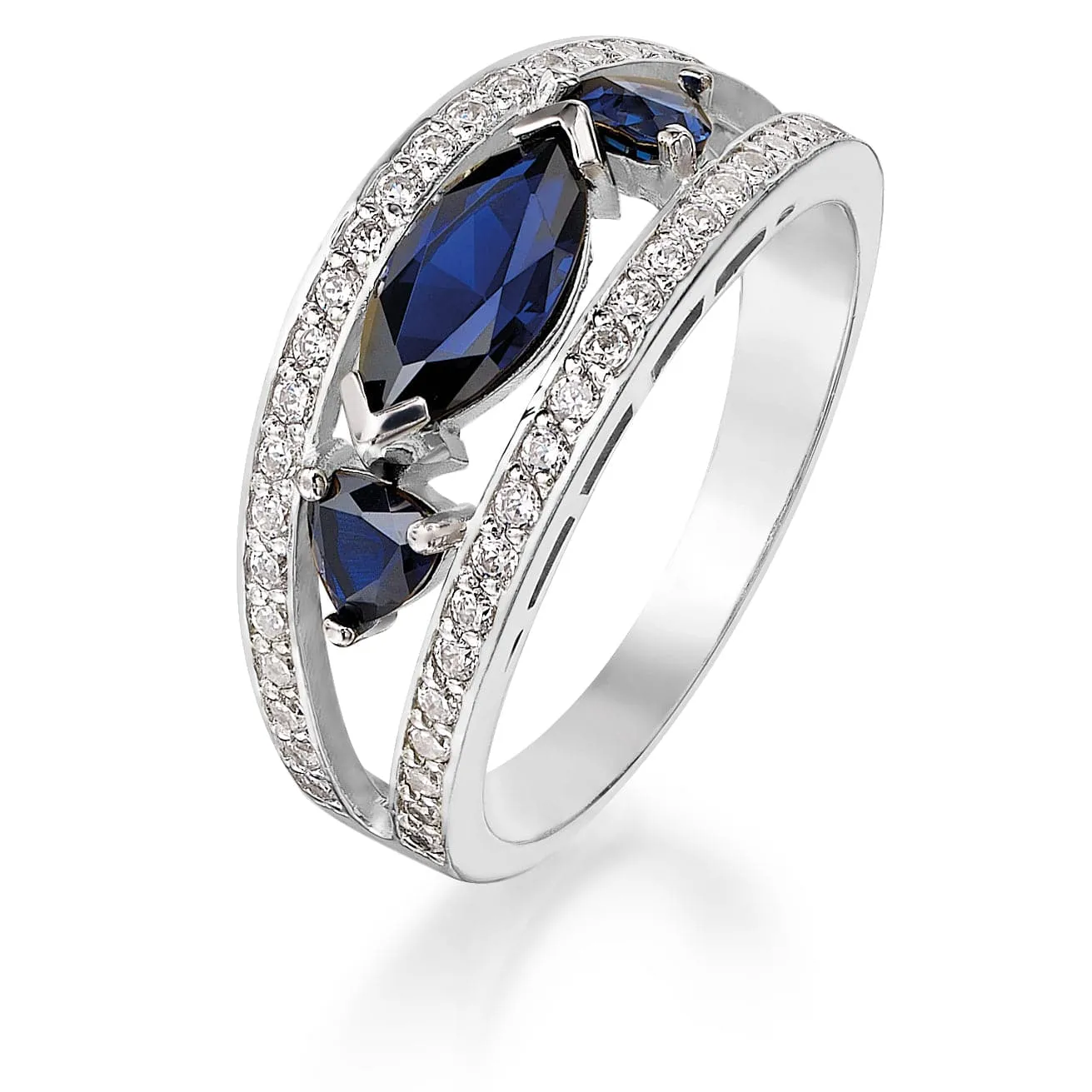 Tru Sapphire Marquise Ring sold by Tru Diamonds product image thumbnail 4