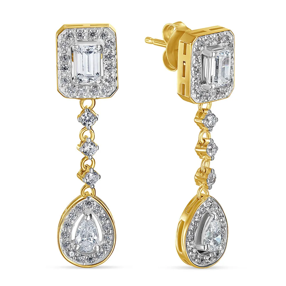 Antique Cascade Drop Earrings sold by Tru Diamonds product image thumbnail 3