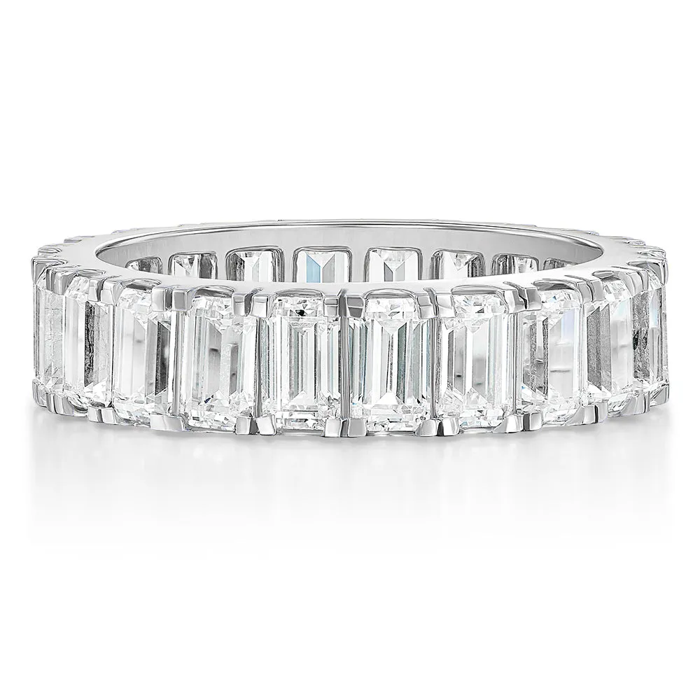 Emerald Cut Eternity Ring sold by Tru Diamonds product image thumbnail 4