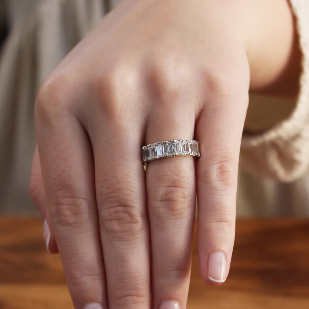 Emerald Cut Eternity Ring sold by Tru Diamonds product image thumbnail 2