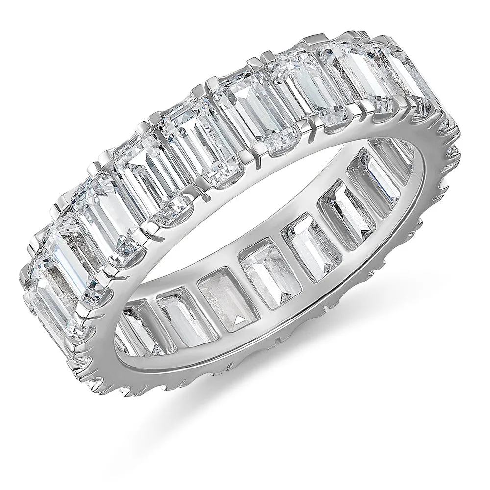 Emerald Cut Eternity Ring sold by Tru Diamonds
