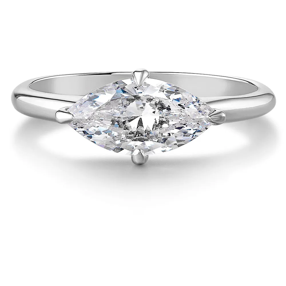 2 Carat East-West Marquise Ring sold by Tru Diamonds product image thumbnail 4