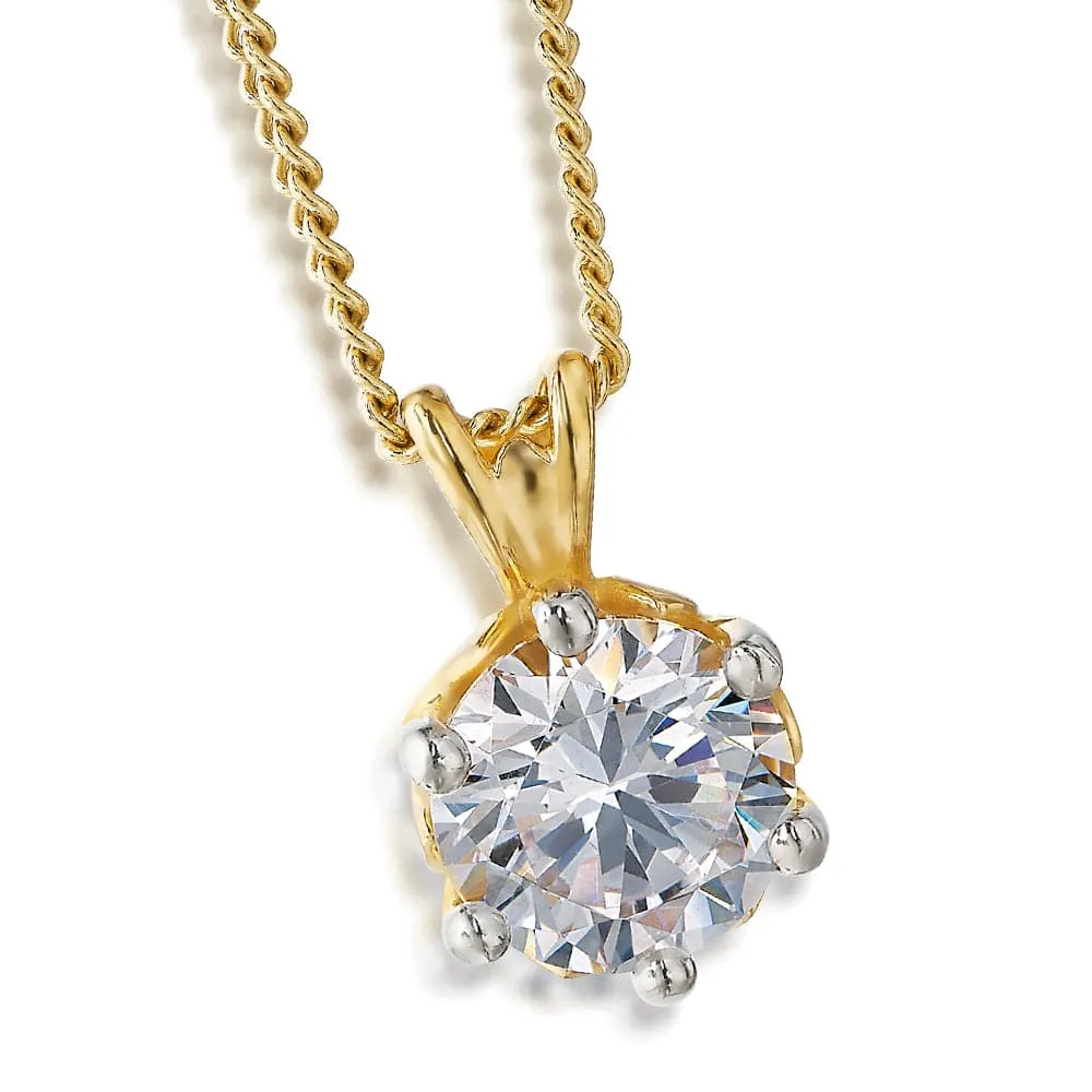2 Carat Tulip Pendant sold by Tru Diamonds product image thumbnail 3
