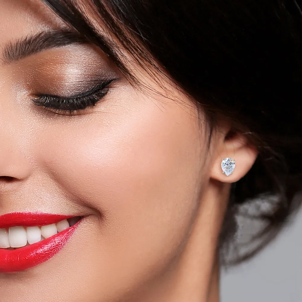1.75 Carat Pear Cut Earrings sold by Tru Diamonds product image thumbnail 3