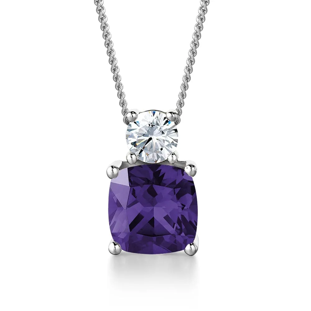 Tru Amethyst Perfection Pendant sold by Tru Diamonds